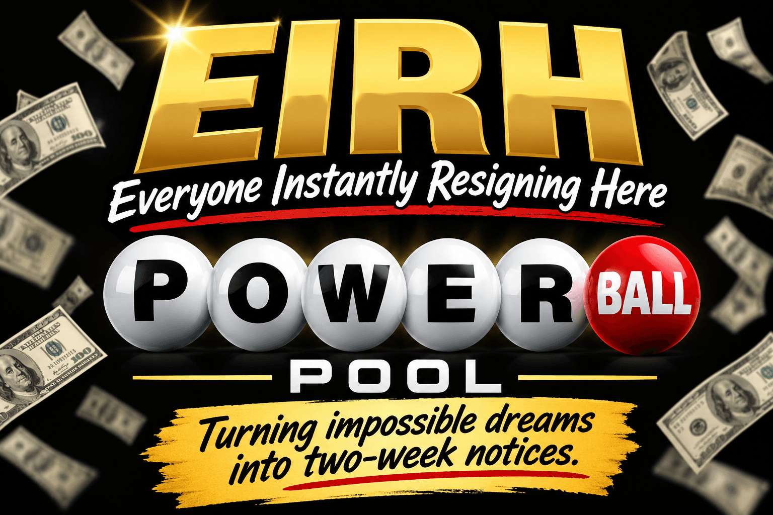 EIRH Lottery Pool Extravaganza graphic